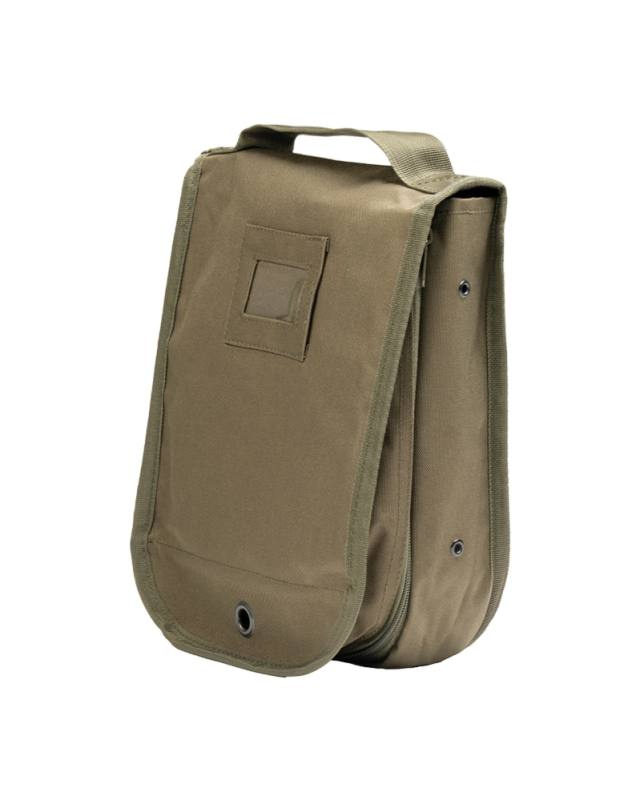 Toiletry bag with mirror, olive green – Mil-Tec (1)