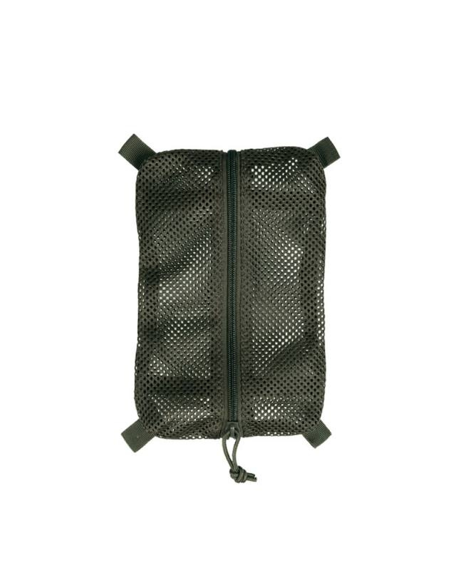 Mesh bag with Velcro closure, medium olive green – Mil-Tec (1)