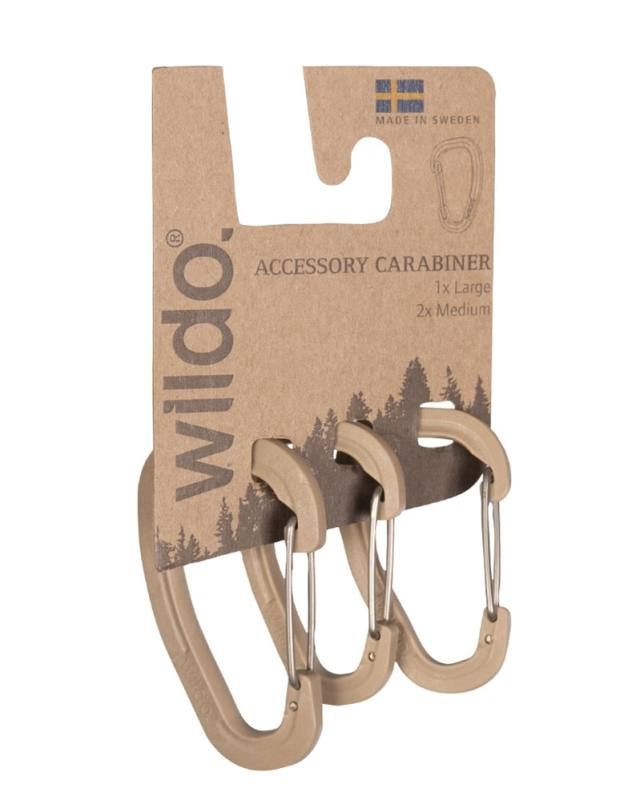 Accessory carabiner set Wildo®, Coyote – Mil-Tec (1)