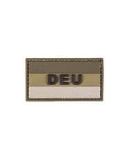 BW Patch 3D 'deu' PVC with Velcro Fastener Olive Green Small