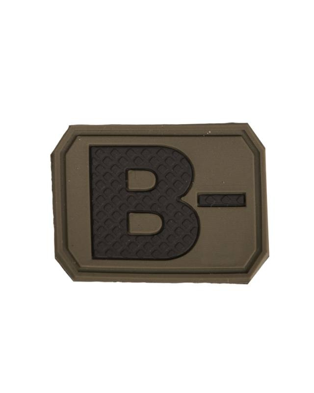 Patch 3D Blood B Negative Olive Green – Mil-Tec
