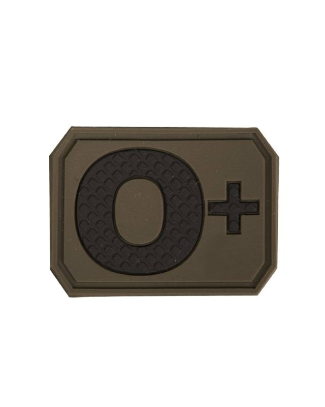 Patch 3D Blood 0 Positive Olive Green – Mil-Tec