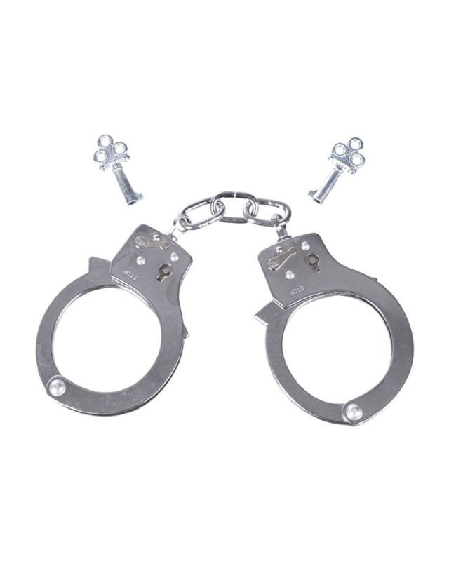 Hand Cuffs Single Lock Nickel Plated O.gew.ag – Mil-Tec (1)