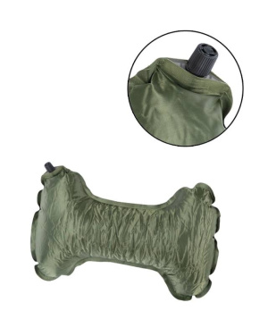 Neck support self-inflating olive green – Mil-Tec (2)
