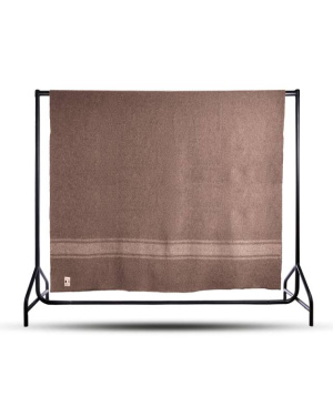 Italian wool blanket 200 × 155 cm 90/WOOL Brown – Mil-Tec (2)