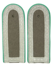 NVA shoulder boards, sergeant's green