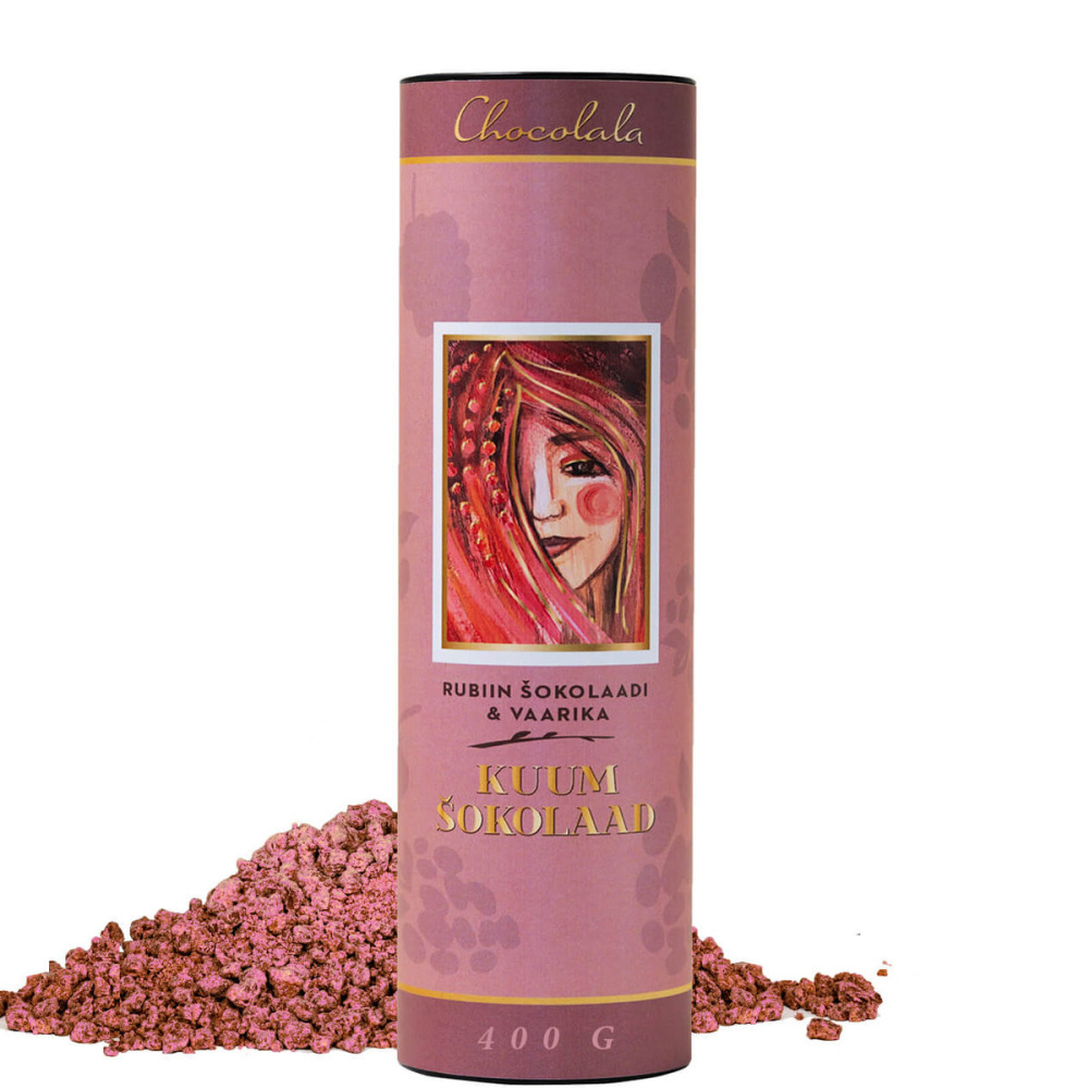 Hot chocolate with ruby chocolate and raspberry, product image (1)