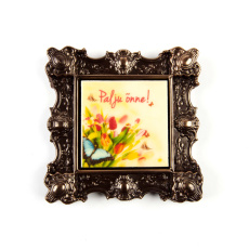 Chocolate photo frame – Happy Birthday!