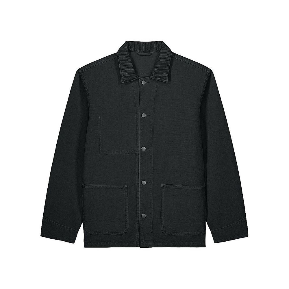 Stanley/Stella Chore Jacket unisex jacket – black (Black), XXS (1)