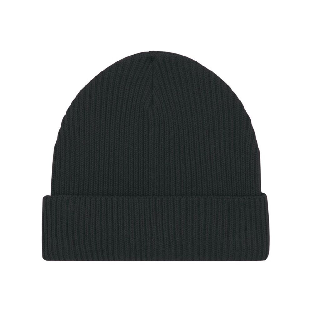 Stanley/Stella Fisherman Beanie knitted beanie – black (1)