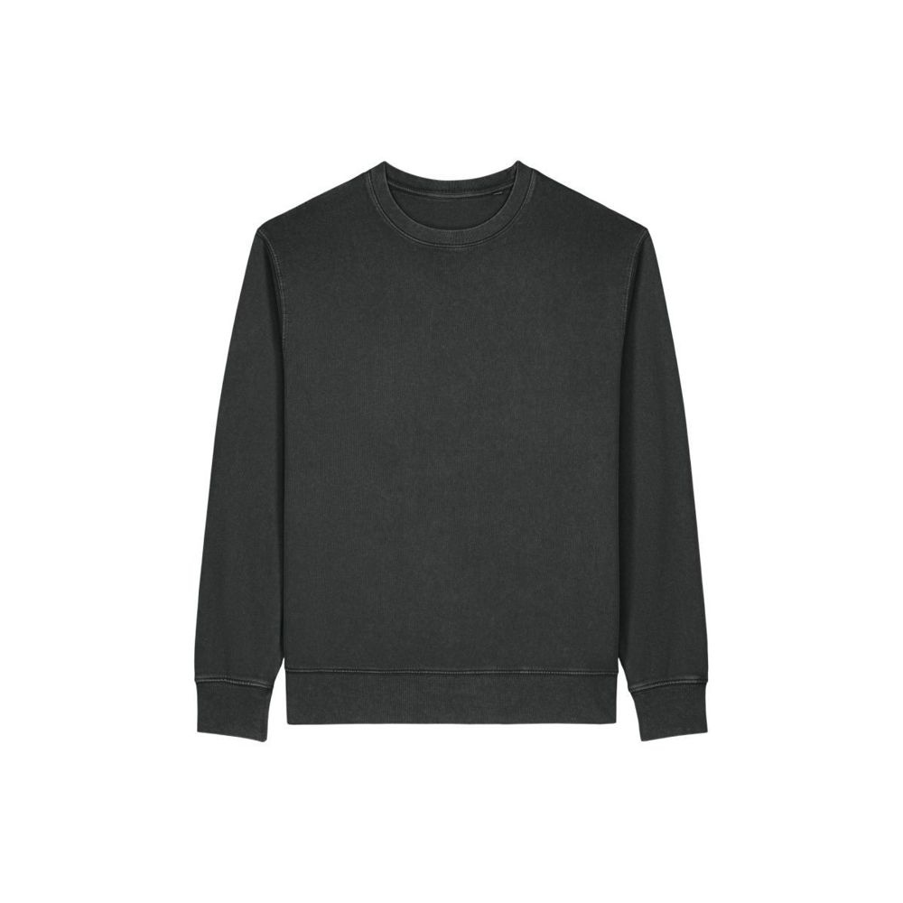 Stanley/Stella Matcher Vintage unisex crew-neck sweatshirt, 300 g/m² – black (Black Rock), XXS (1)