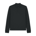 Stanley/Stella Prepster 2.0 Long Sleeve unisex long-sleeve polo shirt, 240 g/m², black