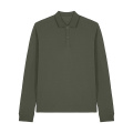 Stanley/Stella Prepster 2.0 Long Sleeve unisex long-sleeve polo shirt, 240 g/m², khaki