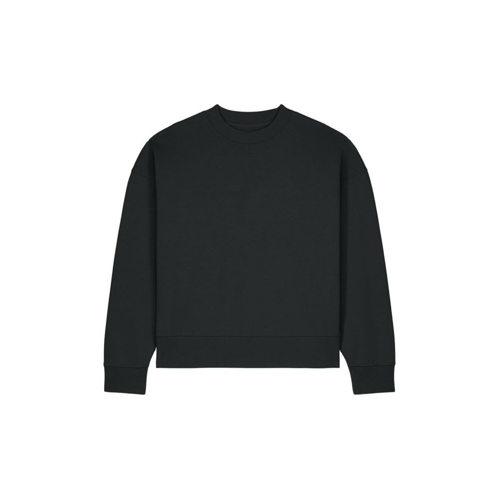 Stanley/Stella Ryler unisex crew-neck sweatshirt – black, XXS (1)