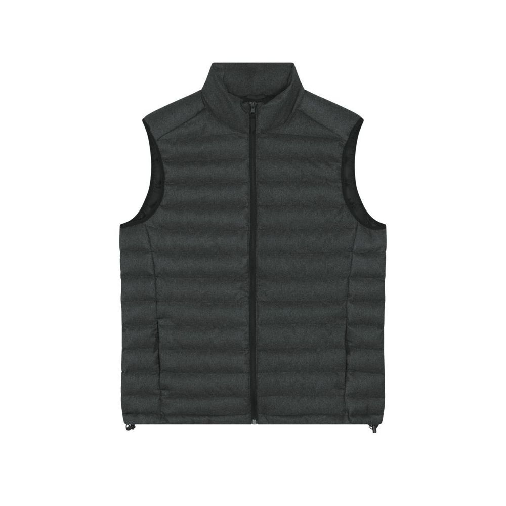 Stanley/Stella Stanley Climber Wool-Like men’s gilet – dark grey (Dark Heather Grey), S (1)