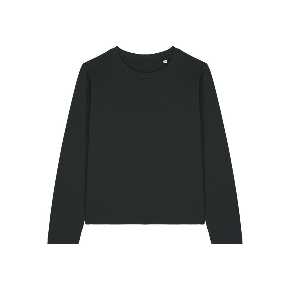 Stanley/Stella Stella Muser Long Sleeve women’s long-sleeve T-shirt, 180 g/m² – black, XS (1)