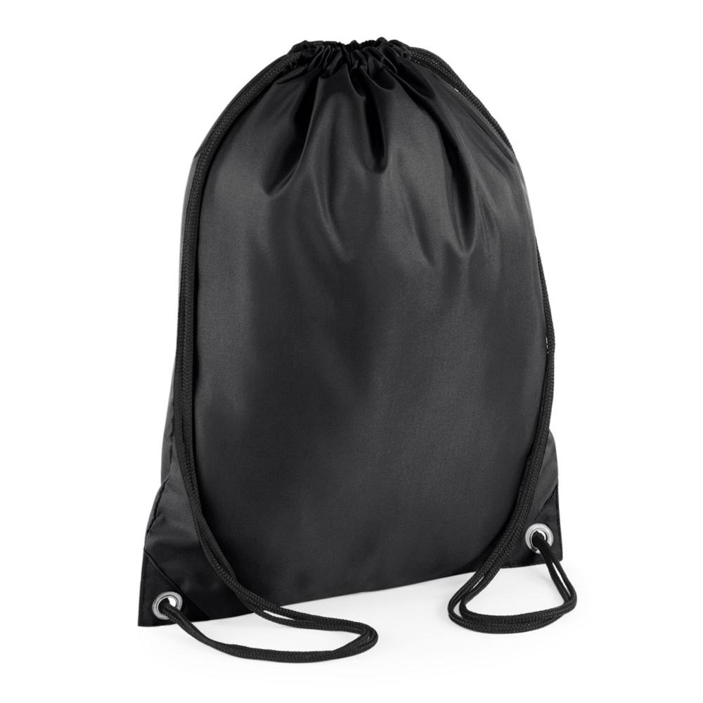 BagBase BG5 drawstring gym bag - black (1)