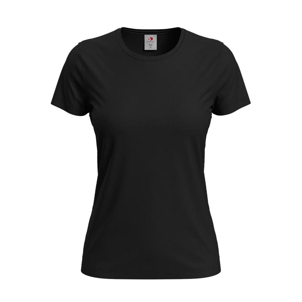 Stedman ST2600 women’s T-shirt, 155 g/m² - black (Black Opal), XS