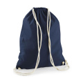 Westford Mill W110 drawstring gym bag, French navy