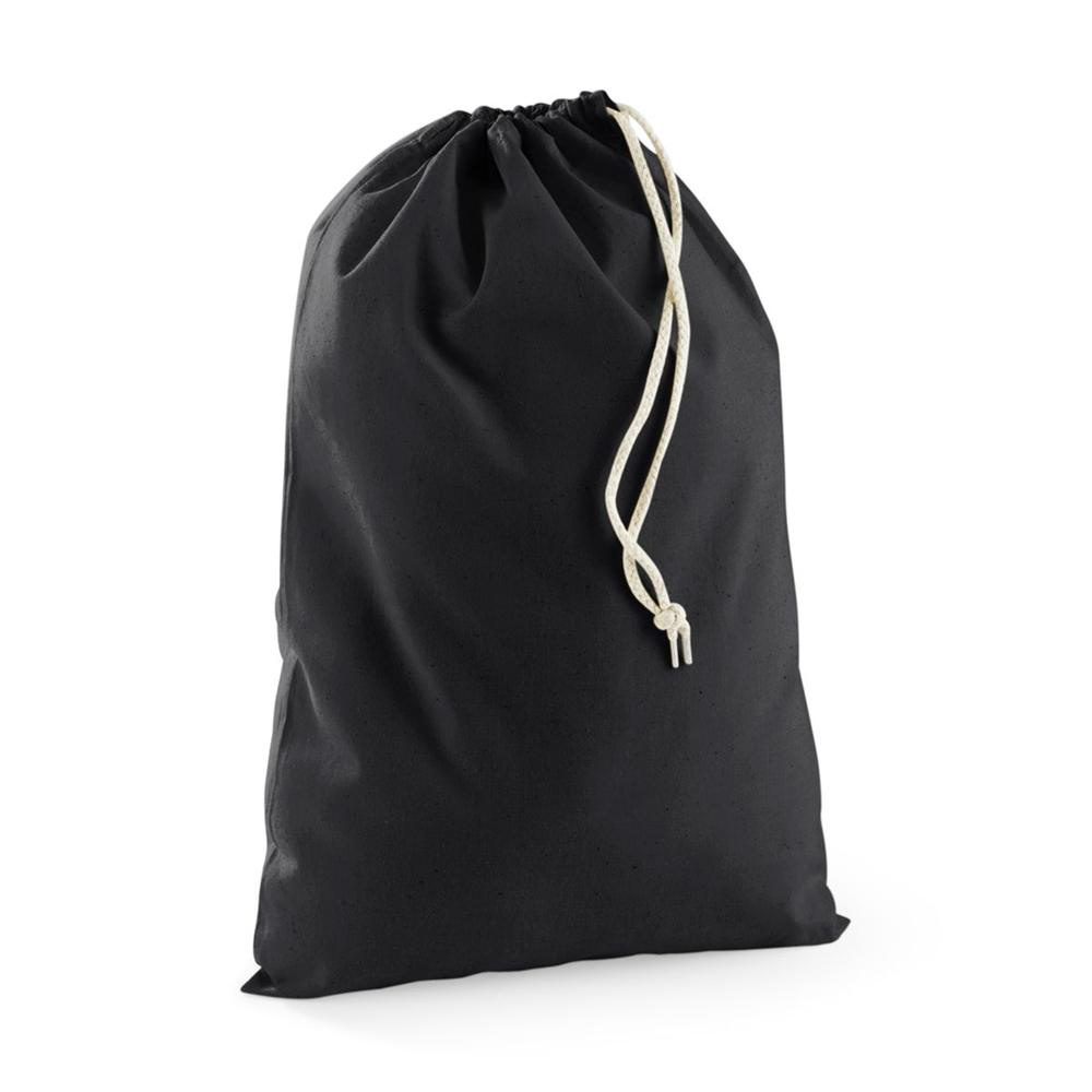 Westford Mill W115 drawstring storage bag - black, XXS (1)