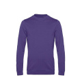 B&C WU01W crew-neck sweatshirt, purple (Radiant Purple)