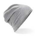 Beechfield B361 jersey beanie, heather grey