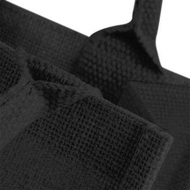 Westford Mill W412 jute gift bag - black / black (3)