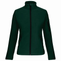 Kariban K400 women’s softshell jacket, bottle green