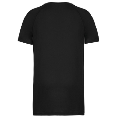 Kariban PA438 men’s sports T-shirt, 140 g/m² - black, XS (3)
