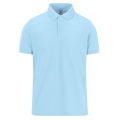 B&C PU424 polo shirt, blue (Blush Blue)