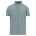 B&C PU424 polo shirt, heather grey (Sport Grey)