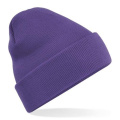 Beechfield B45 knitted beanie, purple