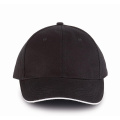 Kariban KP011 baseball cap, black / white