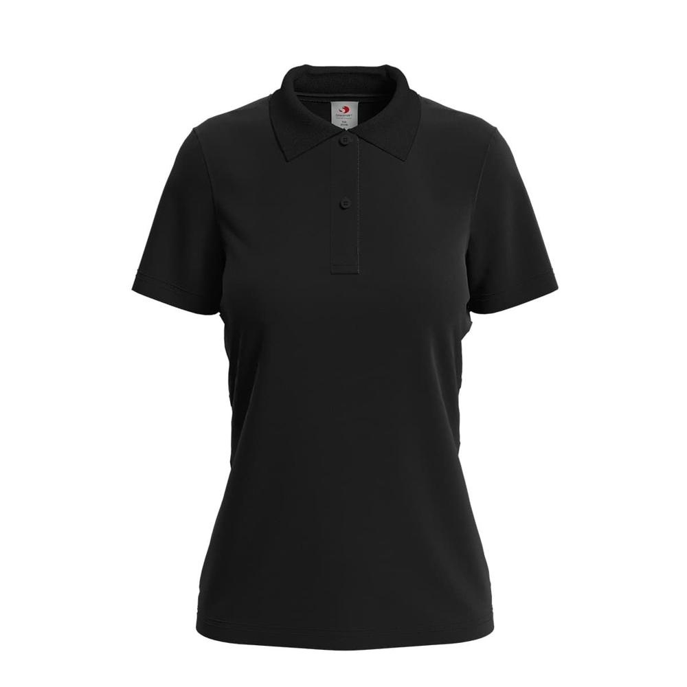 Stedman ST3100 women’s polo shirt, 170 g/m² - black (Black Opal), XS