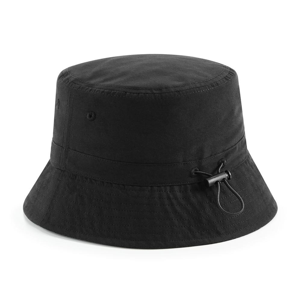 Beechfield B84R bucket hat - black, S/M