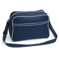 BagBase BG14 shoulder bag, French navy / white