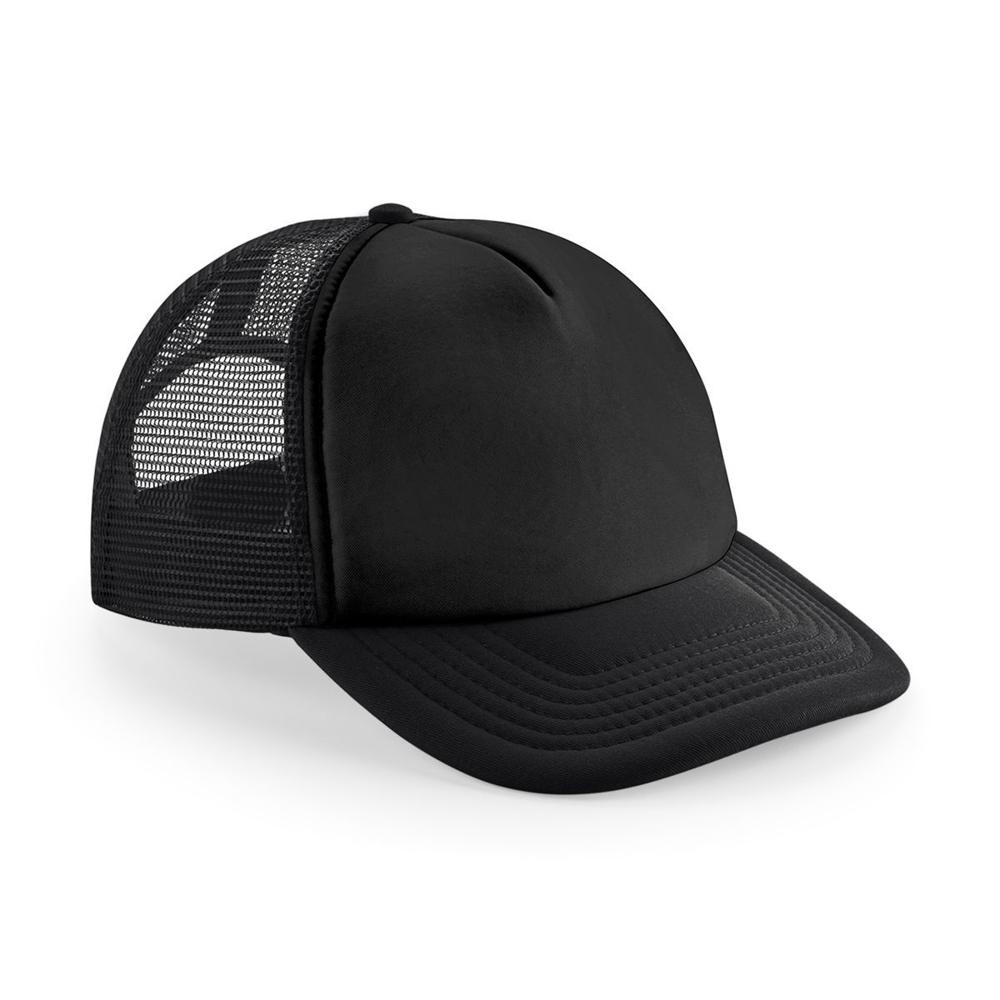 Beechfield B645 trucker cap - black / black (1)