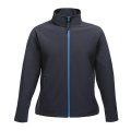 Regatta TRA629 women’s softshell jacket, French navy / blue