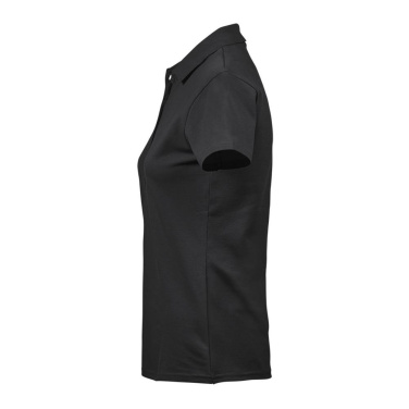 Tee Jays 145 women’s polo shirt - black, S (4)