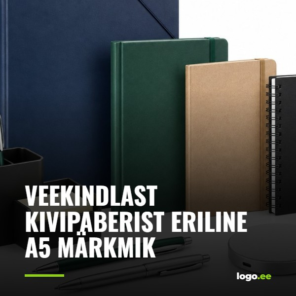 Veekindlast kivipaberist eriline A5 märkmik