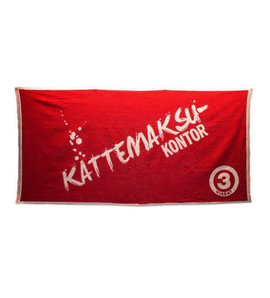 Kättemaksukontori logoga saunalina