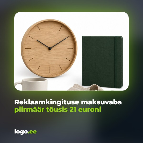 Reklaamkingituse maksuvaba piirmäär tõusis 21 euroni