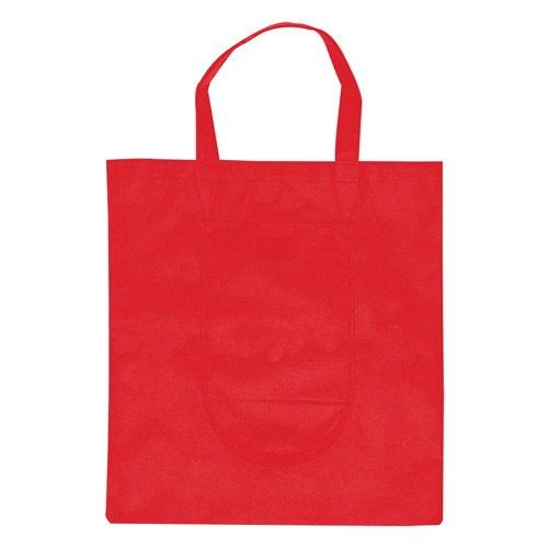 Logotrade firmakingitused pilt: Kokkuvolditav ostukott, punane