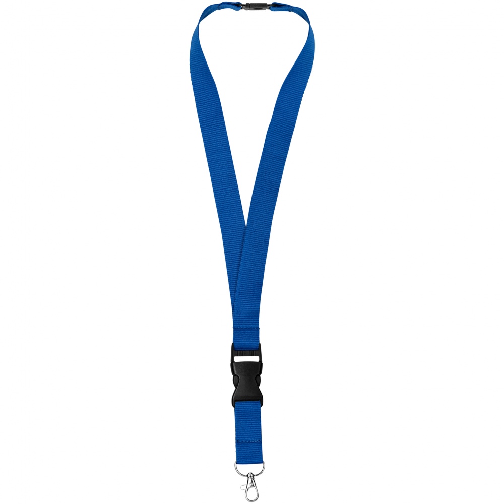Logotrade firmakingituse foto: Yogi kaelapael pandlaga, sinine