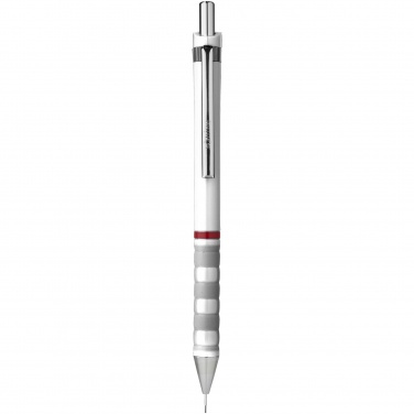 Logo trade reklaamtoote pilt: Tikky mehaaniline pliiats, valge