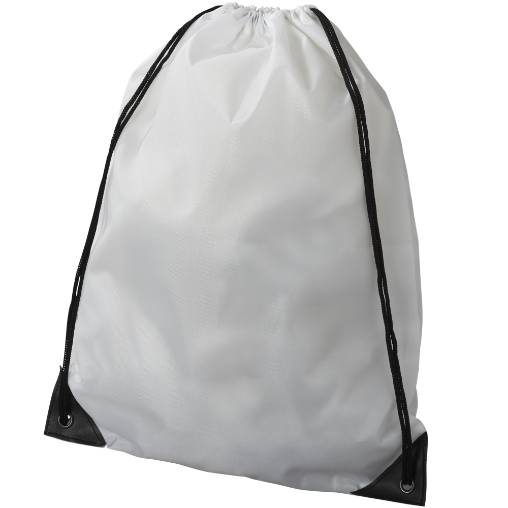 Logo trade reklaamkingi pilt: Oriole stiilne seljakott-sussikott, valge