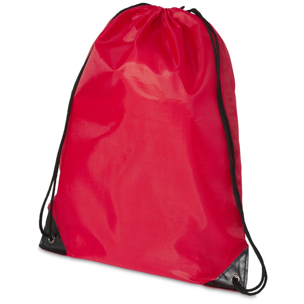 Logotrade ärikingi foto: Oriole stiilne seljakott-sussikott, punane