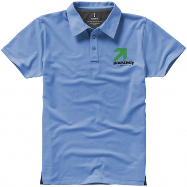 Logo trade firmakingituse pilt: Markham short sleeve polo, helesinine