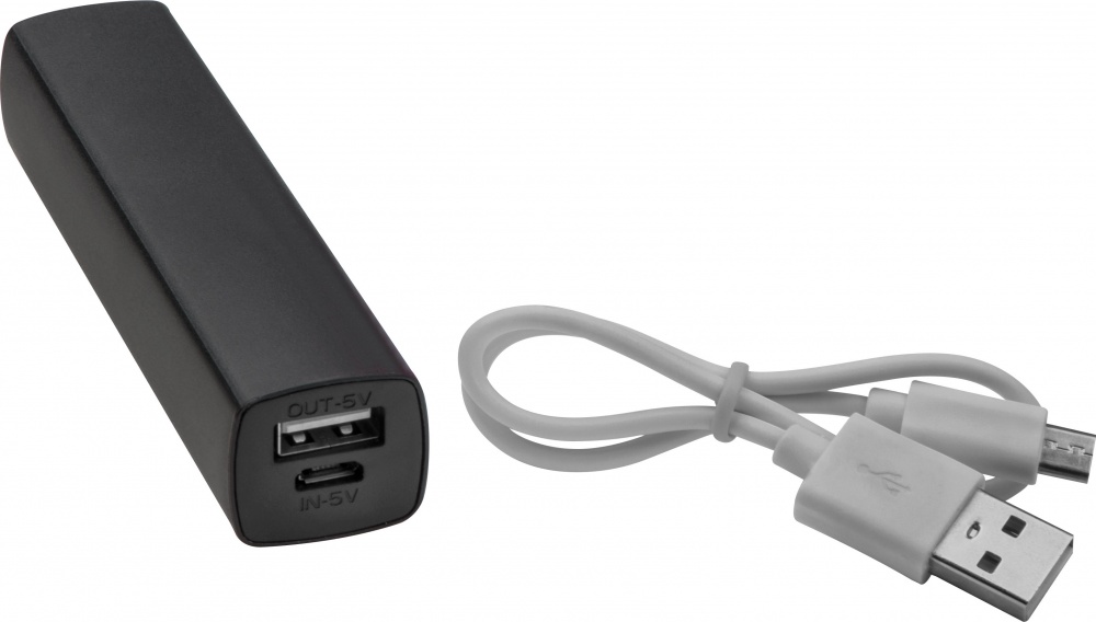 Logotrade ärikingi foto: Powerbank 2200 mAh with USB port in a box, must