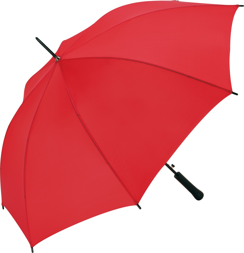 Logotrade firmakingid pilt: Automaatne tuulekindel vihmavari, punane